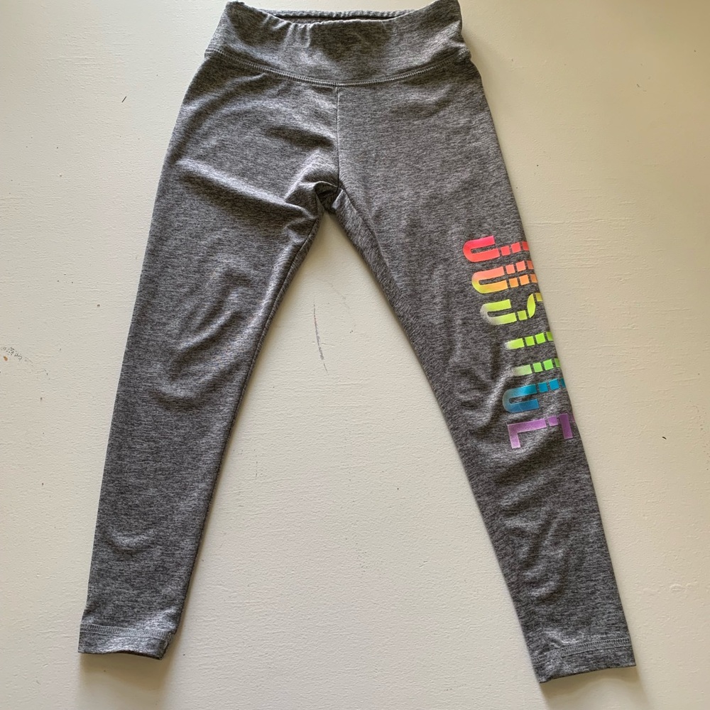 Girls JUSTICE active leggings size 6
